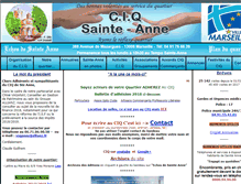 Tablet Screenshot of ciq-sainteanne.fr
